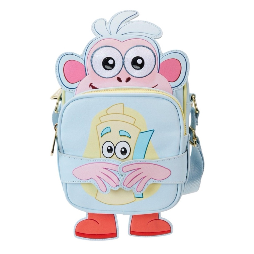 NEW Loungefly Nickelodeon Dora The Explorer Boots Crossbody Bag Purse